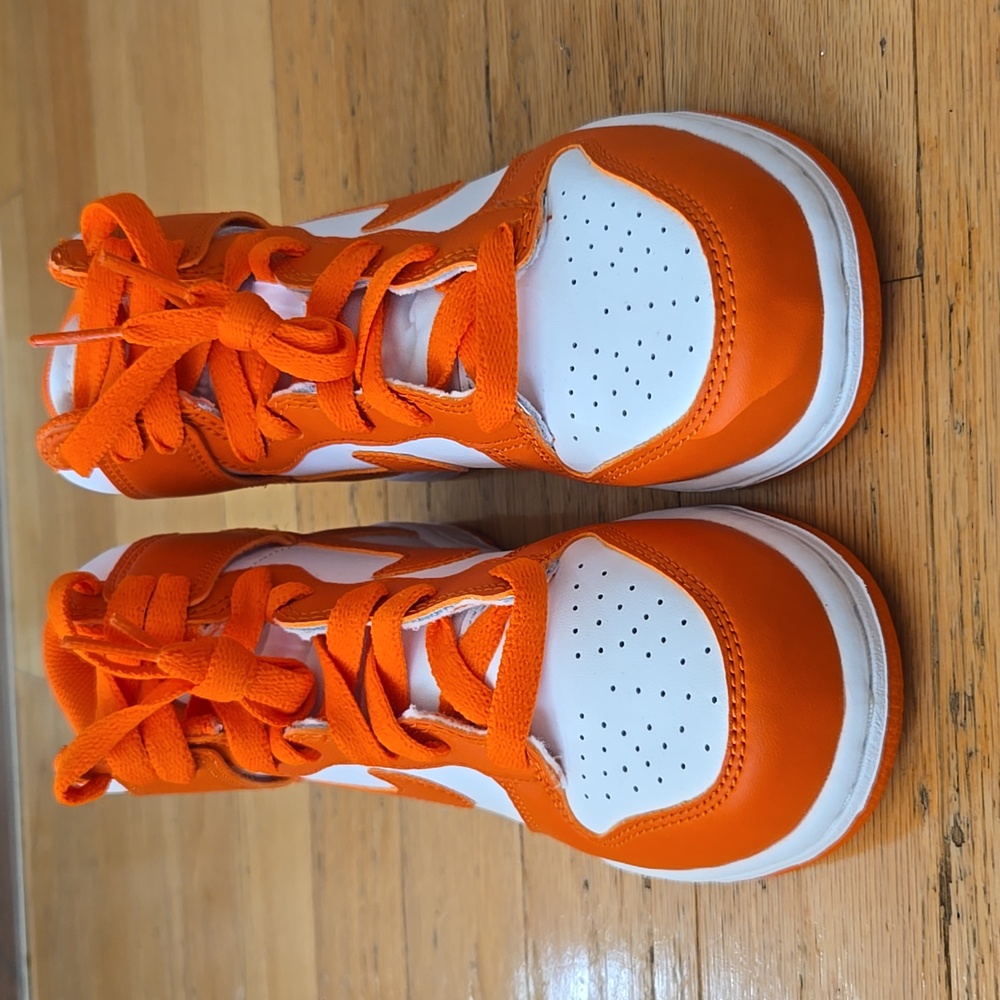 Nike Dunk High SP PS - Syra Use (Oranve Blaze/ White) DD2314 100 2021 - Picture 3 of 14